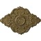 Ekena Millwork Piedmont Ceiling Medallion, Hand-Painted Mississippi Mud Crackle, 37"W x 26"H x 1 3/8"P CM37X26PEMMC - alternate 1